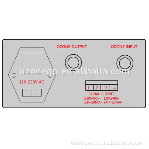 Special offer 0~200mg/L ozone monitor for ozone testing equipment